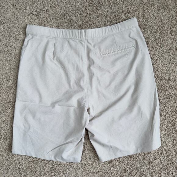 B DRADDY Oh-Dog Shorts Size 34 Oyster Heather Performance Golf Polyester NWT - Picture 8 of 9